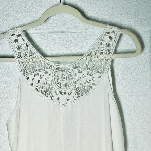 NWT Mod-o-doe Size Medium White Maxi Dress - Picture 7 of 9